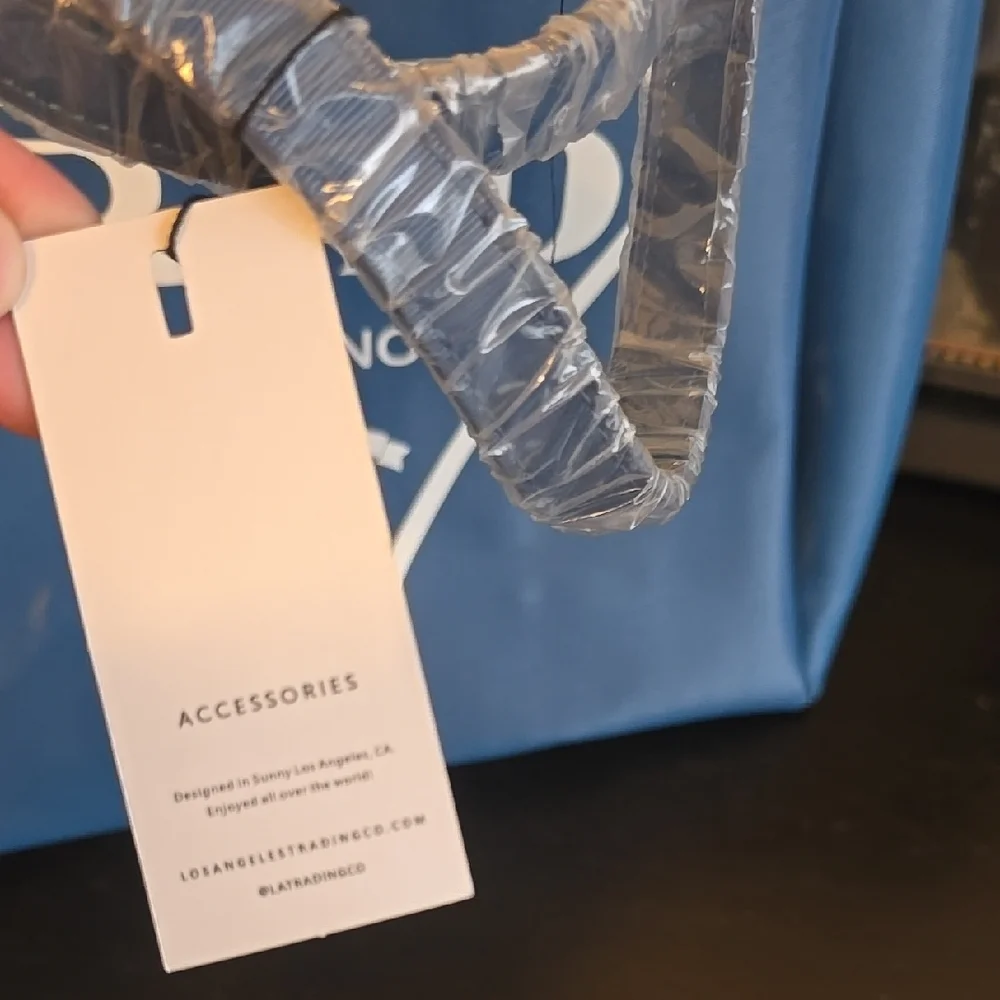 NWT RAD Milano Blue Tote Bag - Picture 3 of 8